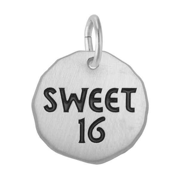 Sweet Sixteen Tag Charm