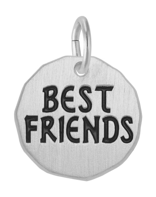 Best Friends Tag Charm