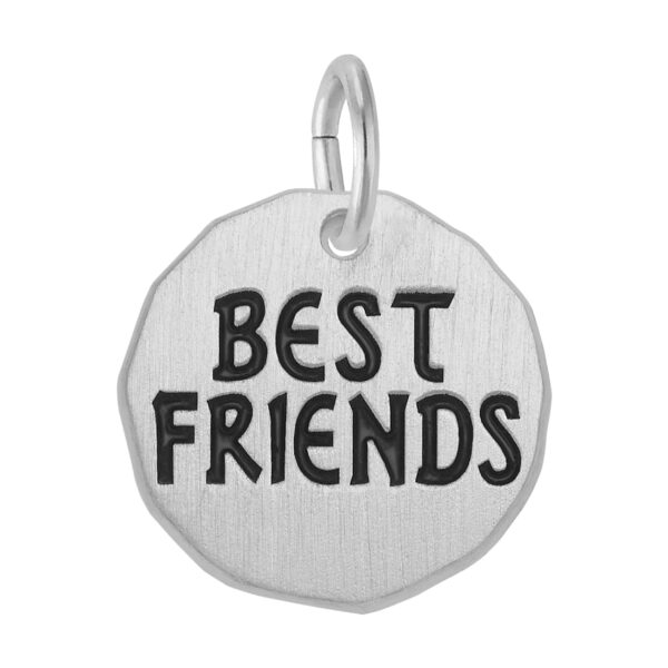 Best Friends Tag Charm