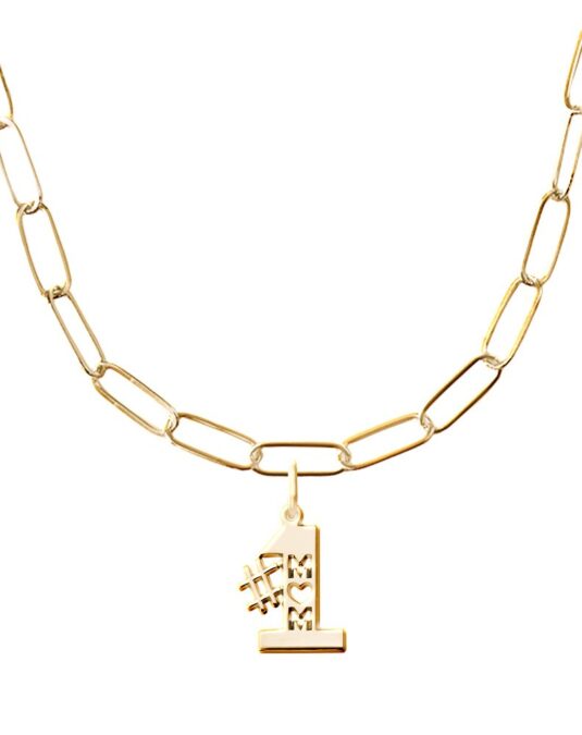Number One Mom Necklace Set