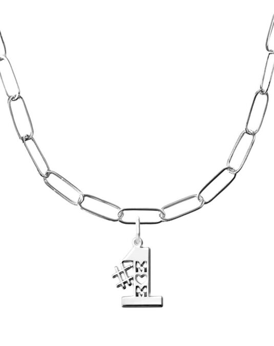 Number One Mom Necklace Set