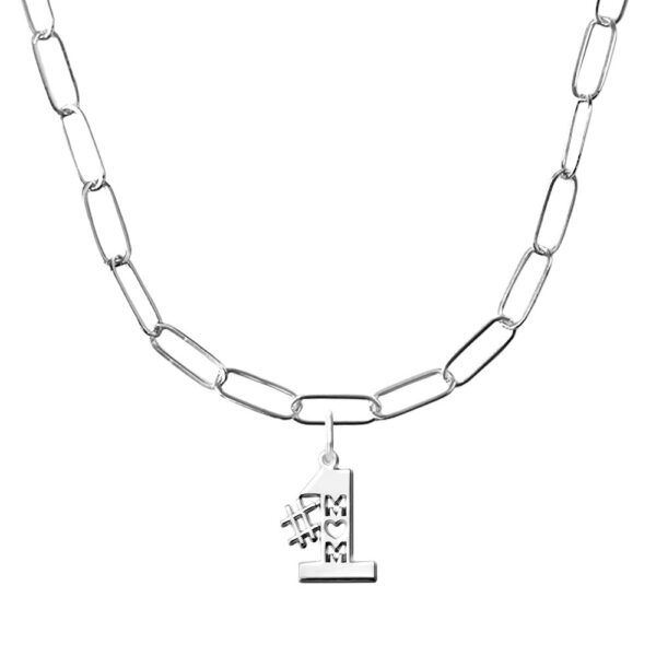 Number One Mom Necklace Set