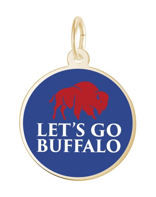 Let's Go Buffalo Red & Blue Disc