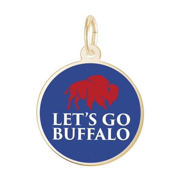 Let's Go Buffalo Red & Blue Disc