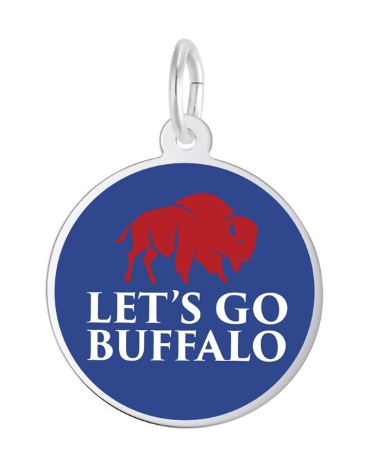 Let's Go Buffalo Red & Blue Disc