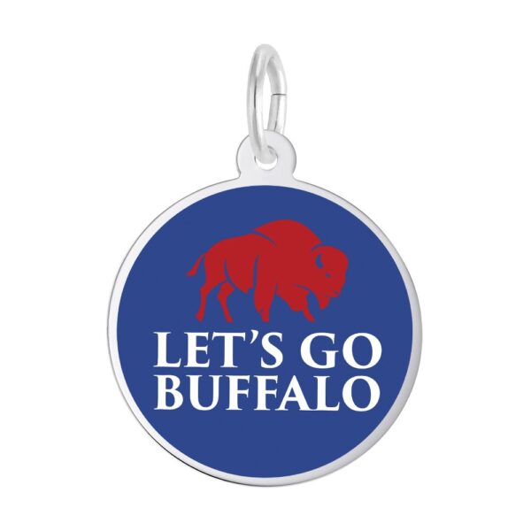 Let's Go Buffalo Red & Blue Disc