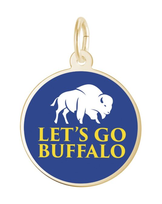 Let's Go Buffalo Blue and Yellow Disc