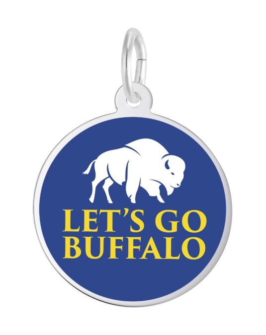 Let's Go Buffalo Blue and Yellow Disc