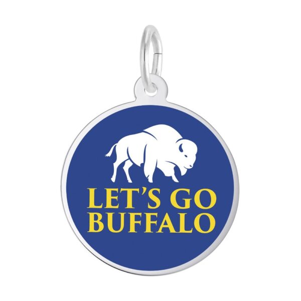 Let's Go Buffalo Blue and Yellow Disc