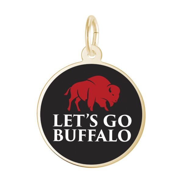 Let's Go Buffalo Black and Red Disc