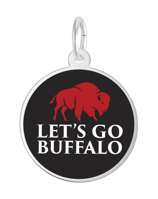 Let's Go Buffalo Black and Red Disc