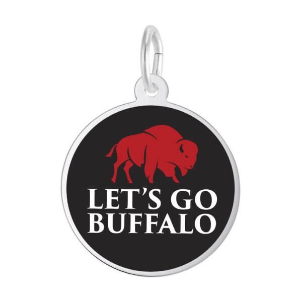 Let's Go Buffalo Black and Red Disc