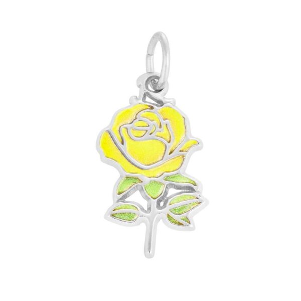 Yellow Rose Charm