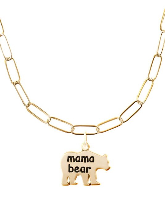Mama Bear Necklace Set