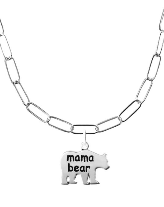 Mama Bear Necklace Set
