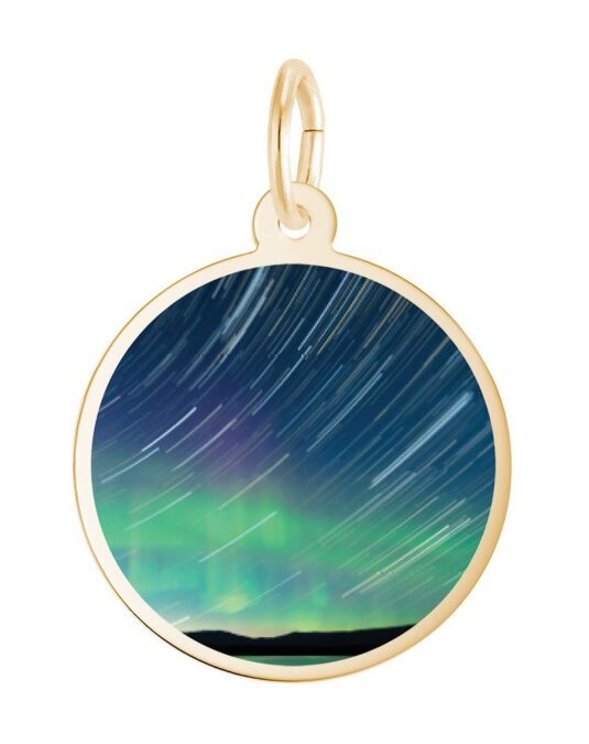 Painted Northern Lights Disc