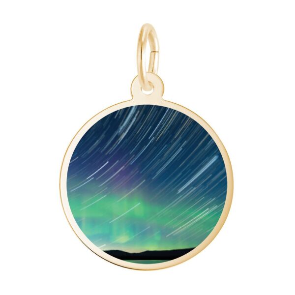 Painted Northern Lights Disc