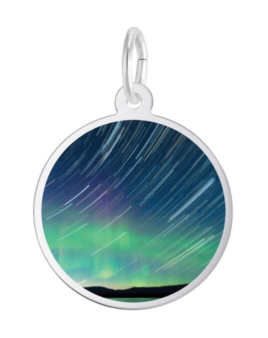 Painted Northern Lights Disc