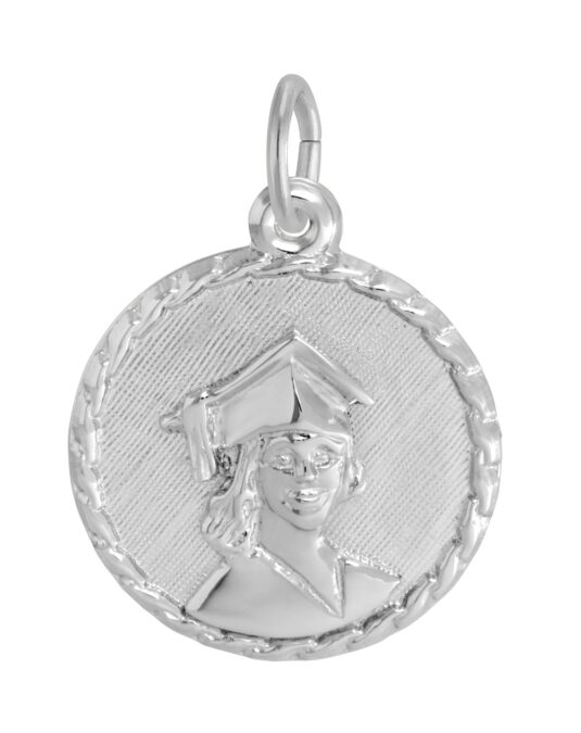Female Graduate Rope Disc Charm