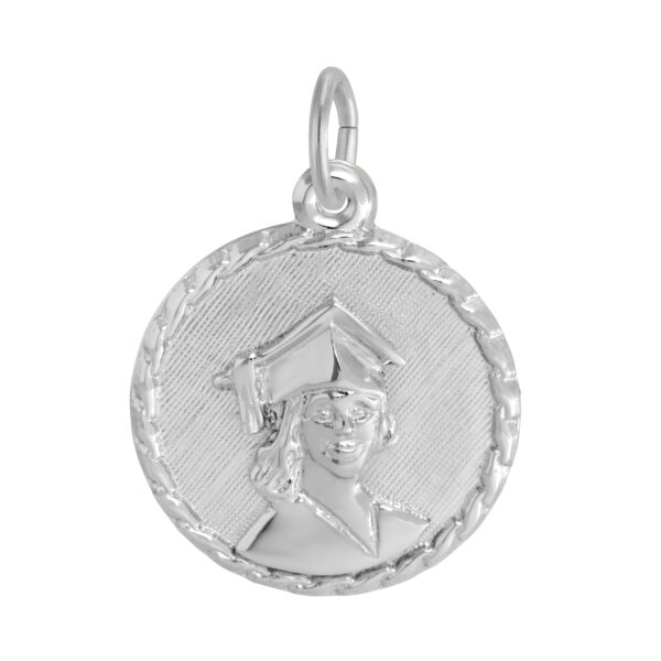 Female Graduate Rope Disc Charm
